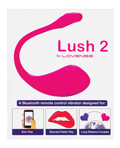 Lovense Lush 2.0 Sound Activated Vibrator Pink